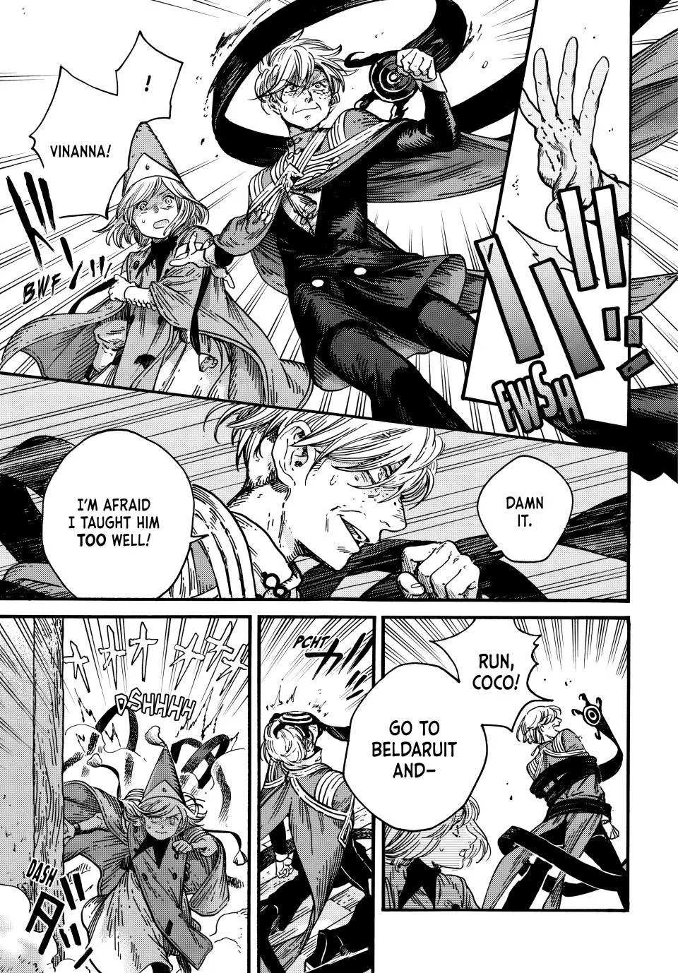 coco, qifrey fight scene Chapter 79