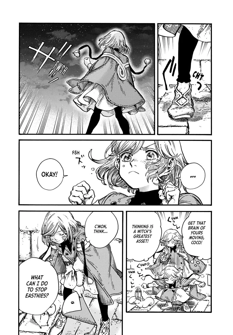 coco, qifrey fight scene Chapter 80